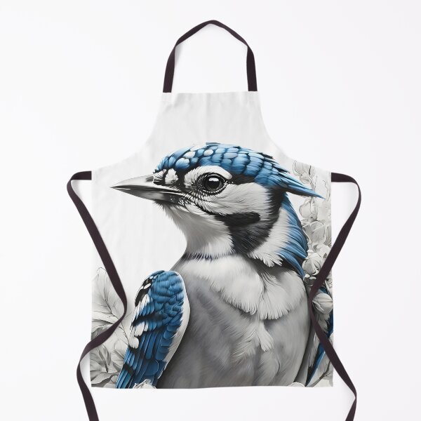 Item preview, Black and White Blue Jay designed and sold by Pencil-Art.
