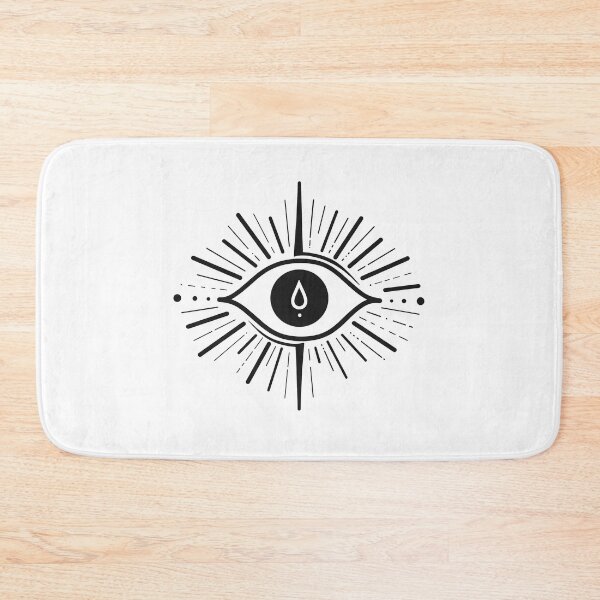 Item preview, Sun eye design - Black and white minimalist small eye. Witchcraft collection designed and sold by Tomioka-Art.