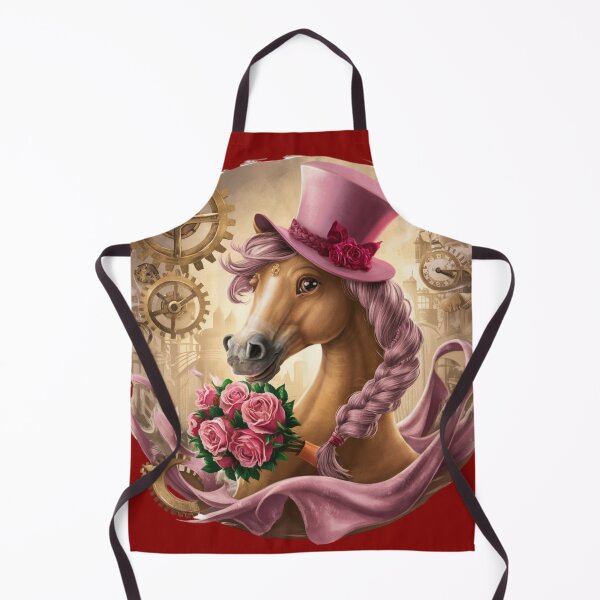 Item preview, Horse adorned with a top pink hat designed and sold by 123ks.