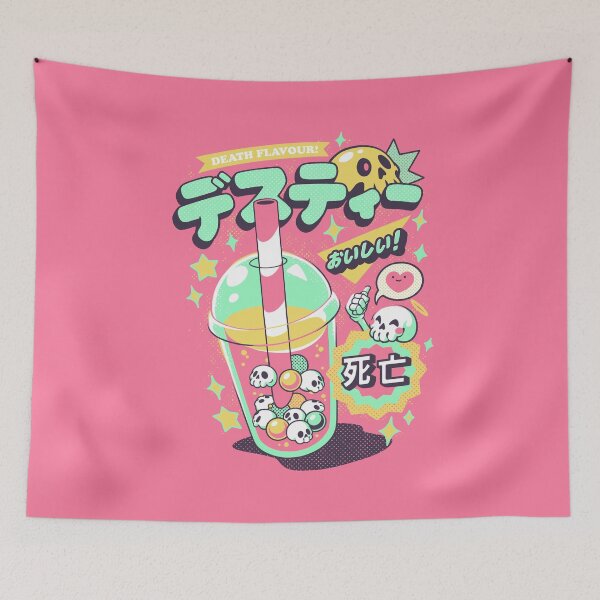 Item preview, Death Tea - Pink Version designed and sold by Ilustrata®.