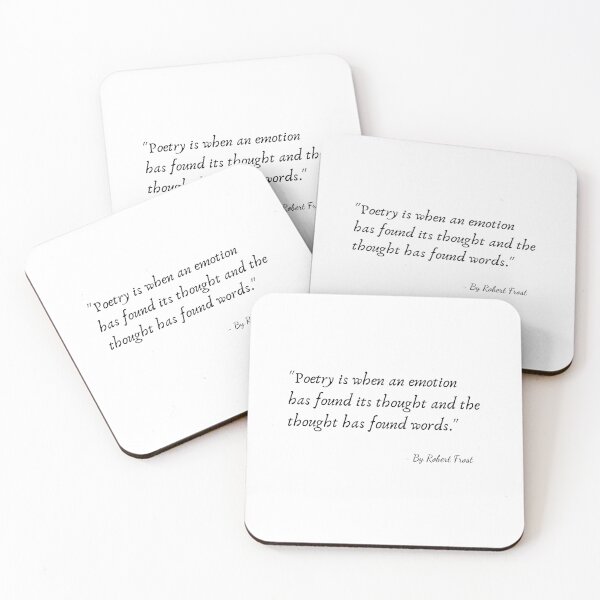 Item preview, A Quote from Various Interviews and Speeches by Robert Frost designed and sold by Poemit.