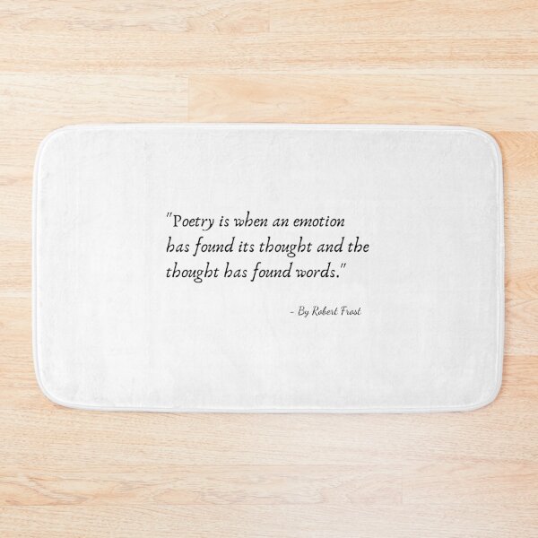 Item preview, A Quote from Various Interviews and Speeches by Robert Frost designed and sold by Poemit.