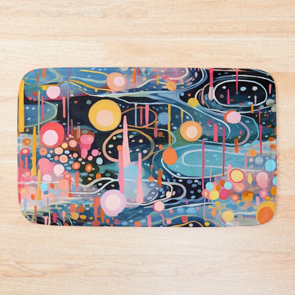 Item preview, Abstract Vibrant Bold Circles Pattern designed and sold by bubblegoth.