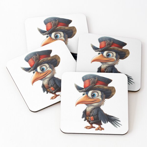 Item preview, Kawaii Cassowary Pirate designed and sold by KawaiiArtStyle.