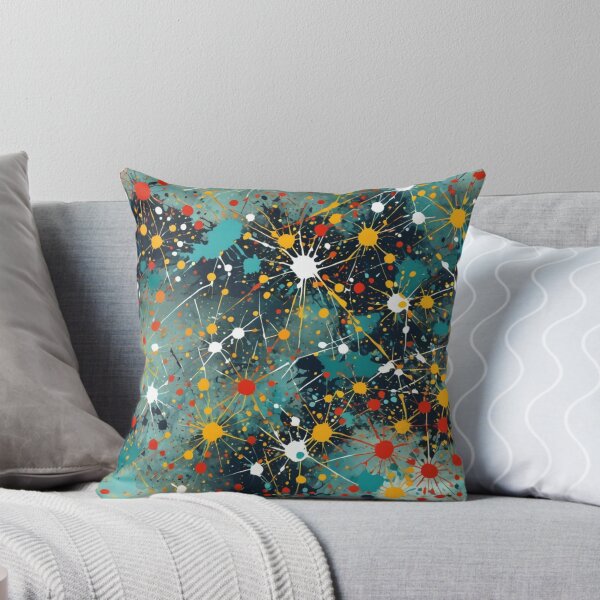 Item preview, Abstract Colorful Paint Ball Splatter Pattern designed and sold by calibrit.