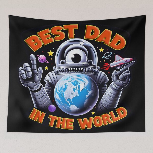 Item preview, Galactic Hero Celebrating the Best Dad on Earth designed and sold by SportsT-Shirts.
