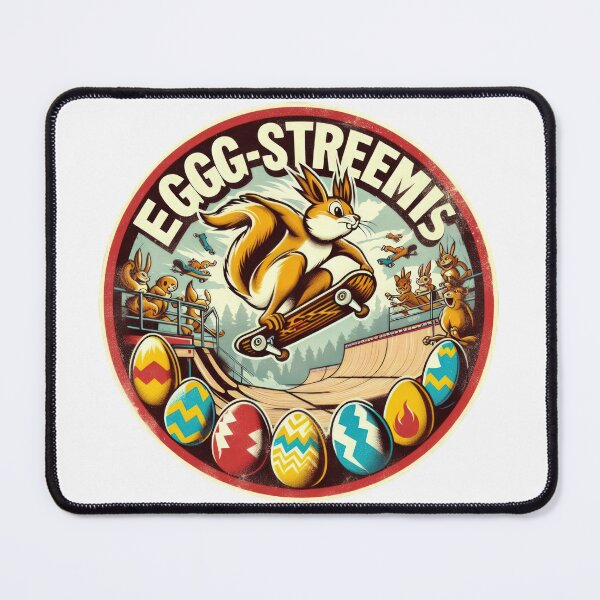 Item preview,  Easter Funny animals squirrel with a skateboard designed and sold by Expressions-Sel.
