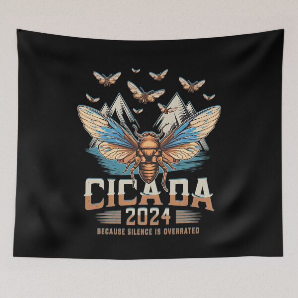 Item preview, CICADA 2024 BECAUSE SILENCE IS OVERRATED  designed and sold by justyna-s28.