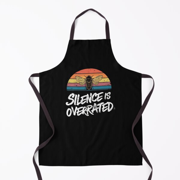 Item preview, Silence is Overrated Cicada designed and sold by HeadTurningArt.