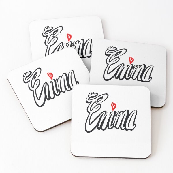 Item preview, Emma popular girls first name in white. Personalized personalised customised name Emma designed and sold by Artonmytee.
