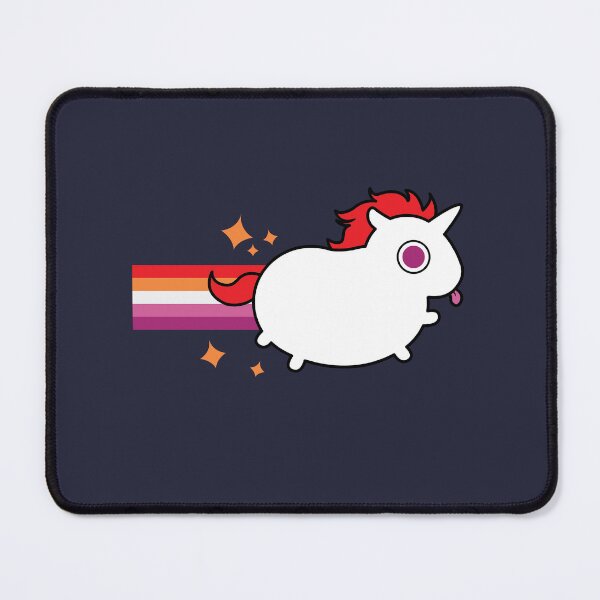 Item preview, Treats the Unicorn: Lesbian Pride Flag designed and sold by katiecrumpton.