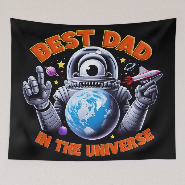 Item preview, Galactic Hero Celebrating Best Dad in the Universe designed and sold by SportsT-Shirts.