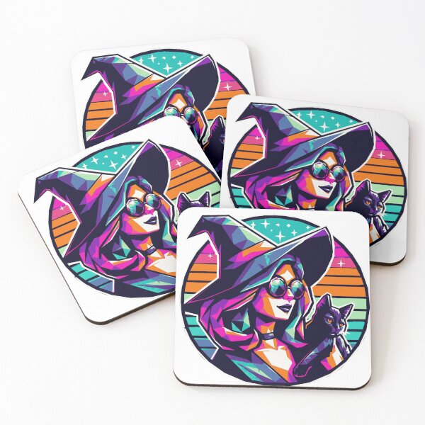 Item preview, Moira Moonbeam and her Kaleidoscope Kitten designed and sold by MyFriendMitch.