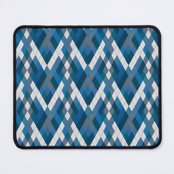 Item preview, Geomatric Herringbone Pattern In blue and White designed and sold by Wishing-Wings.