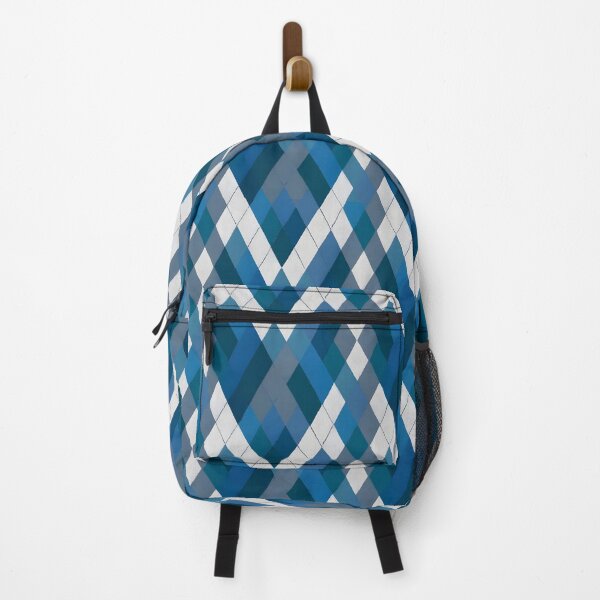Item preview, Geomatric Herringbone Pattern In blue and White designed and sold by Wishing-Wings.