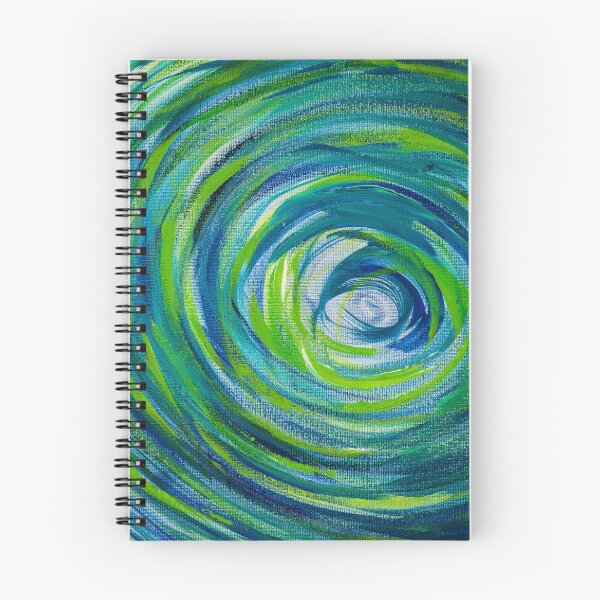 Item preview, Blue Green Vortex Abstract Art designed and sold by oz10.