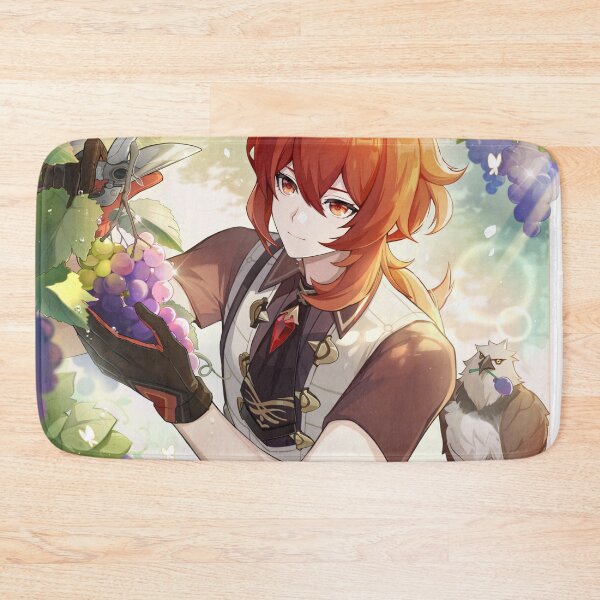 Item preview, Genshin Impact - Diluc Official Birthday Artwork 2024 designed and sold by Krimsy.