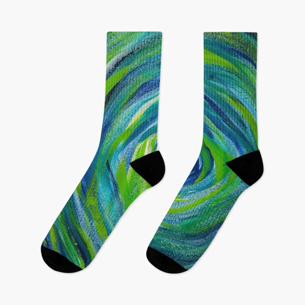 Item preview, Blue Green Vortex Abstract Art designed and sold by oz10.