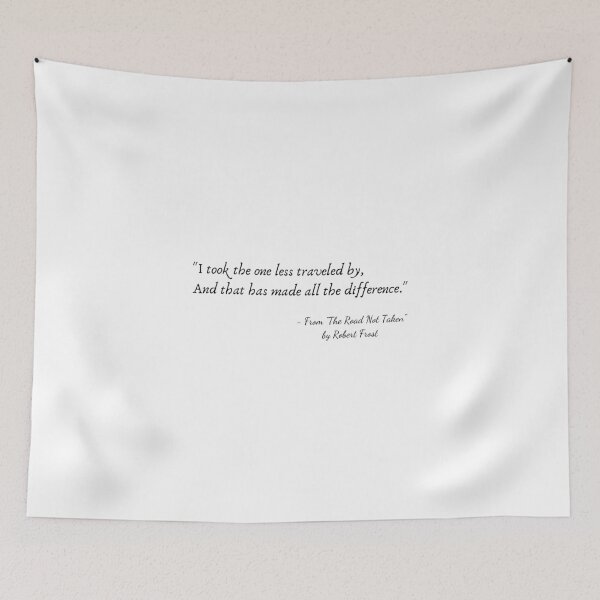 Item preview, A Quote from "The Road Not Taken" by Robert Frost designed and sold by Poemit.
