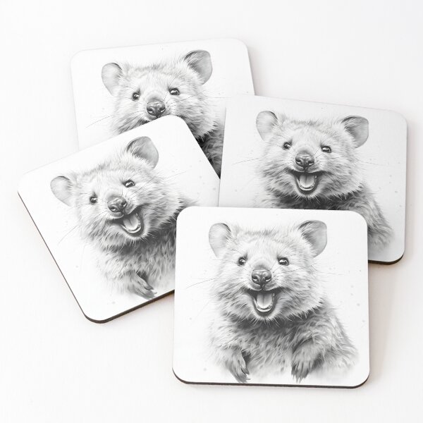 Item preview, Quokkas pencil drawing designed and sold by Pencil-Art.