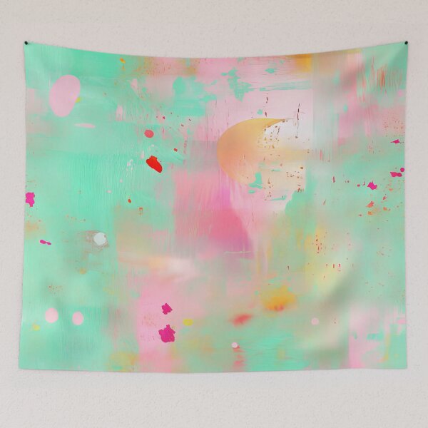 Item preview, Abstract Pastel Expressionism Pattern designed and sold by bubblegoth.