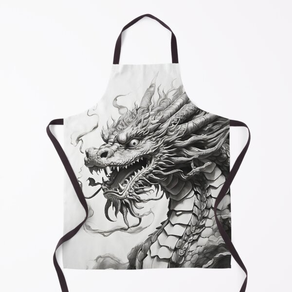 Item preview, Black and white Chinese Dragon designed and sold by Pencil-Art.