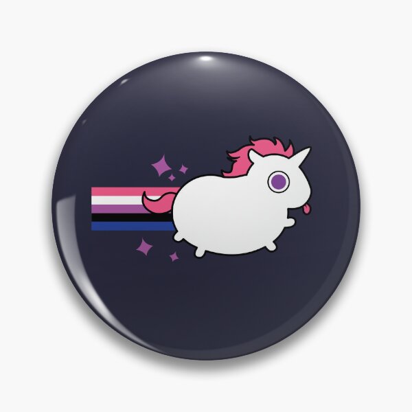 Item preview, Treats the Unicorn: Gender fluid Pride Flag designed and sold by katiecrumpton.