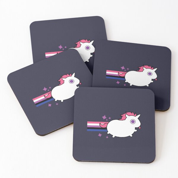 Item preview, Treats the Unicorn: Gender fluid Pride Flag designed and sold by katiecrumpton.