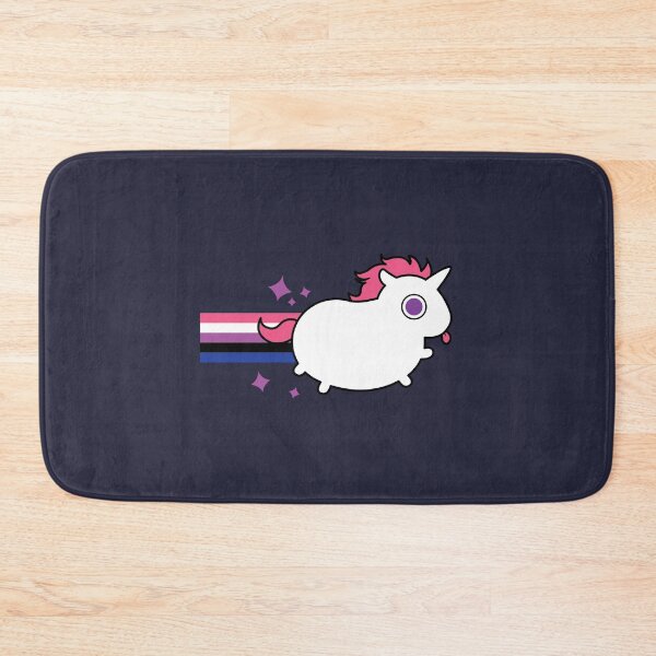 Item preview, Treats the Unicorn: Gender fluid Pride Flag designed and sold by katiecrumpton.