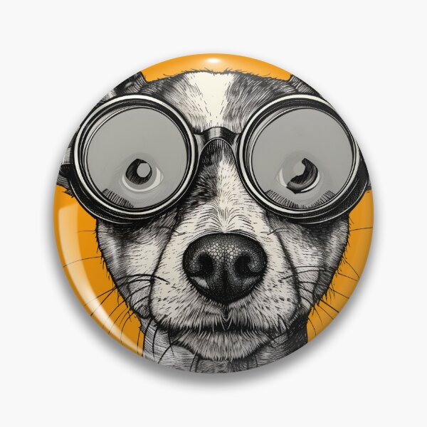 Item preview, Whimsical Whiskers - Quirky Dog with Glasses Illustration designed and sold by ElegantQuirk.
