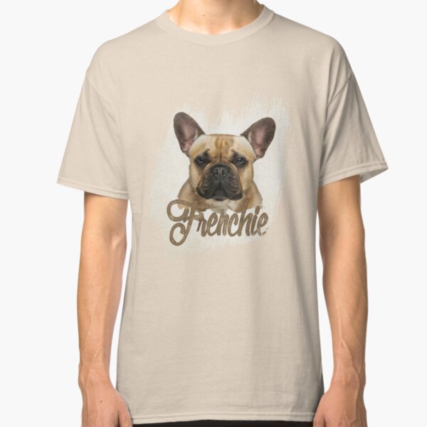 Bonjour Frenchie Femme T-Shirt Cadeau D/'anniversaire Français Bulldog Chiot Mignon Drôle