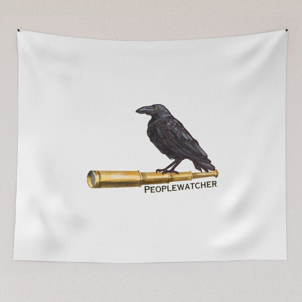 Item preview, Curious Raven Peoplewatcher  designed and sold by SunandShade.