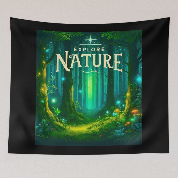 Item preview, Explore Nature - Mystical Forest Artwork designed and sold by AmvaDesigns.
