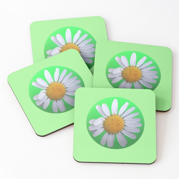 Item preview, daisy in green dot  designed and sold by miaterinka.