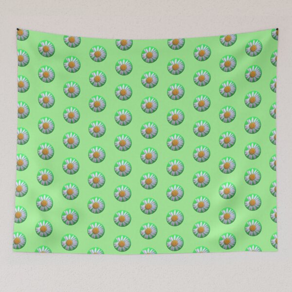 Item preview, daisy in green dot  designed and sold by miaterinka.