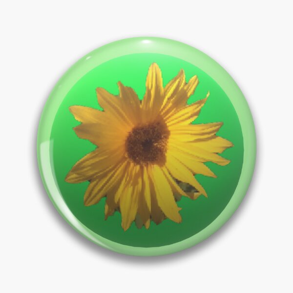 Item preview, sunflower in green dot  designed and sold by miaterinka.