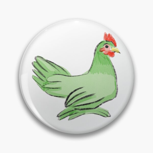 Item preview, Oh you green chicken! designed and sold by nerdy-painter.