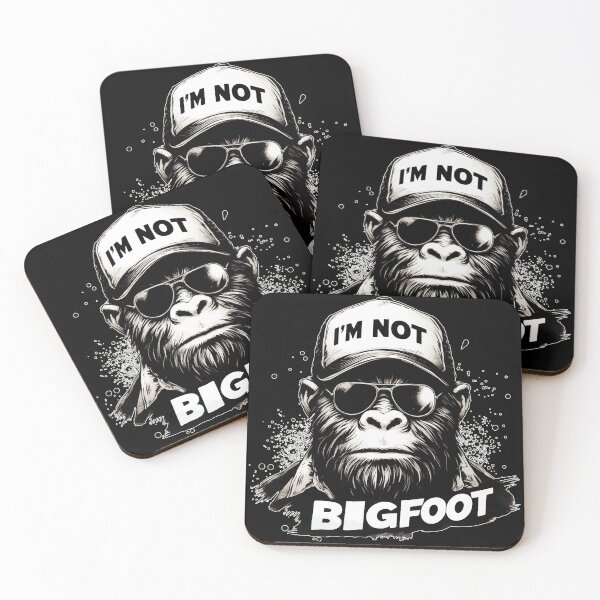 Item preview, Bigfoot In Disguise Sunglasses Trucker Hat designed and sold by TomFrontierArt.