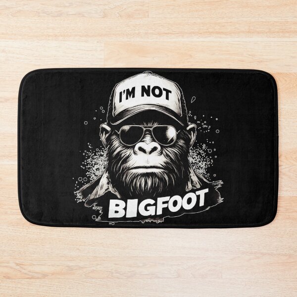Item preview, Bigfoot In Disguise Sunglasses Trucker Hat designed and sold by TomFrontierArt.