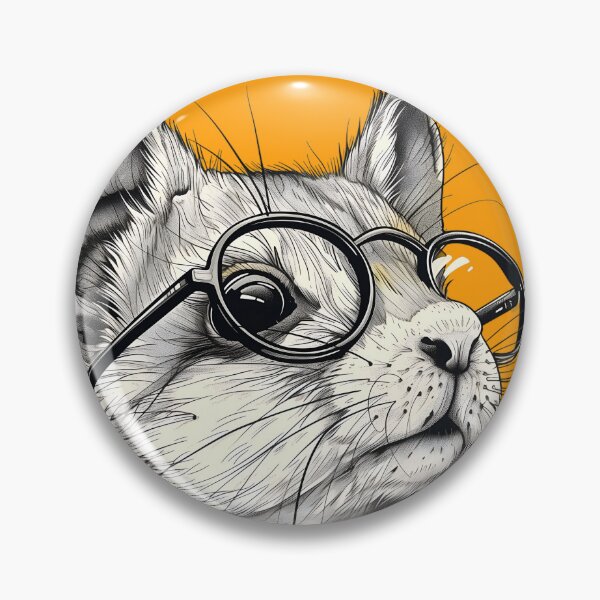 Item preview, Sage Spectacles - Whimsical Woodland Pika Art" designed and sold by ElegantQuirk.