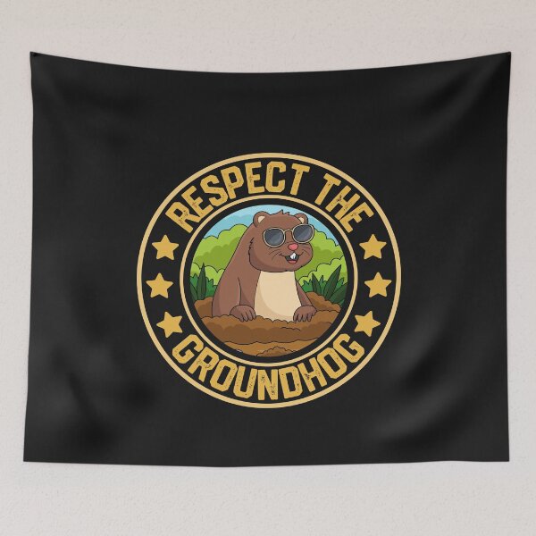 Item preview, Funny Respect The Groundhog Day Cute Animal Humor  designed and sold by Best Designer.