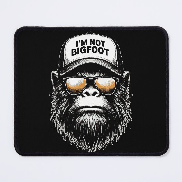 Item preview, Funny Bigfoot In Disguise Sunglasses Trucker designed and sold by TomFrontierArt.