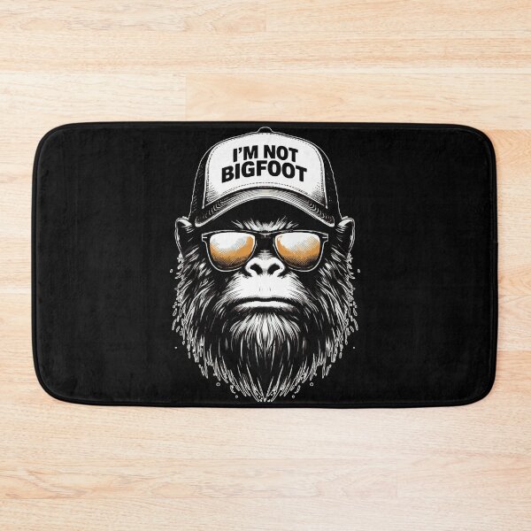 Item preview, Funny Bigfoot In Disguise Sunglasses Trucker designed and sold by TomFrontierArt.
