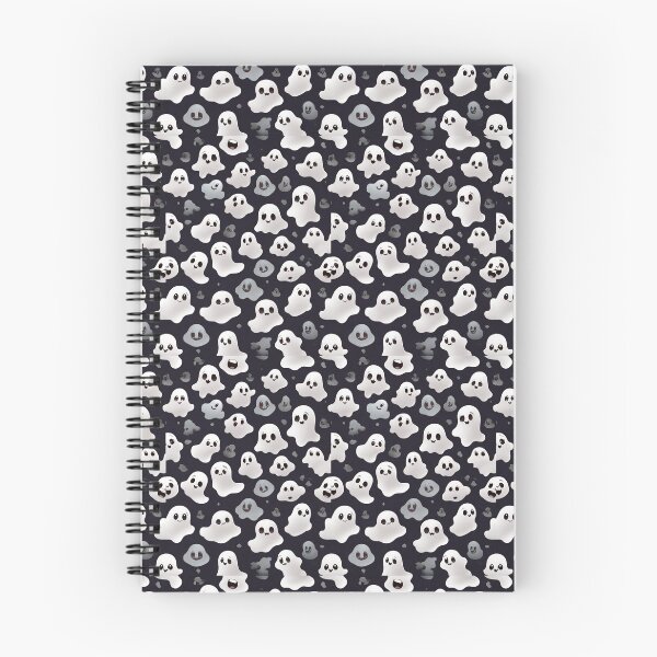 Item preview, Cute snapchat ghost pattern for printing designed and sold by Artkitokri.
