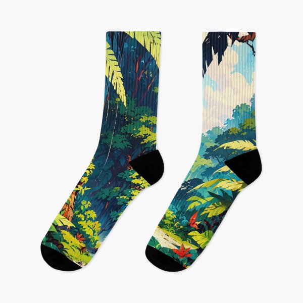 Item preview, Enchanted Rainforest Retreat A Journey Through Nature's Beauty designed and sold by ArtComixHaven.