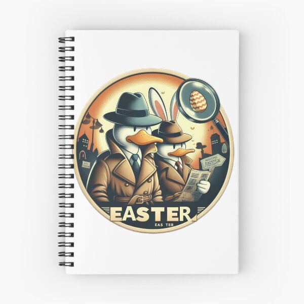 Item preview, Easter Funny animals duck detectives designed and sold by Expressions-Sel.