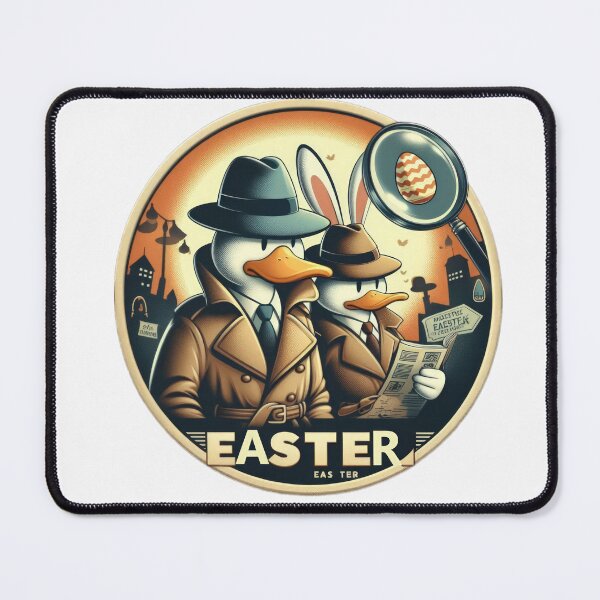 Item preview, Easter Funny animals duck detectives designed and sold by Expressions-Sel.