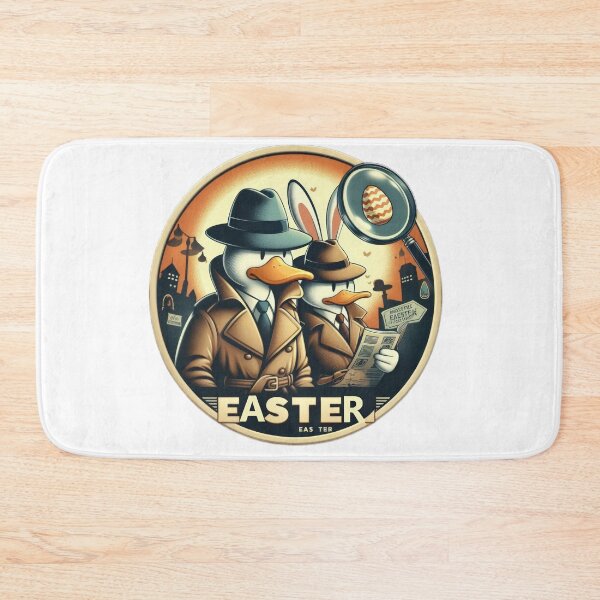 Item preview, Easter Funny animals duck detectives designed and sold by Expressions-Sel.