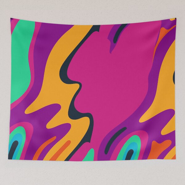 Item preview, Print of Hand-Drawn Psychedelic Groovy Art - Retro Vibes Collection designed and sold by Loubariss.