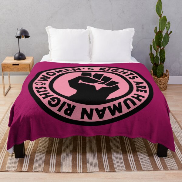 Item preview, Women's Rights are Human Rights (pink) designed and sold by Thelittlelord.